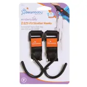2Pcs Dreambaby Stroller Pram Shopping Bag Handbag Hook Hanger Clips Dream Baby