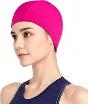 Swimming Cap Women, Breathable High Elastic Swim Caps for Womens，Suitable for Long and Short Hair Protect Hair Quick-Drying and Soft Swimming Hat Women