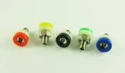 50pcs 2mm Banana Socket Jack Power Test Probes Banana Plug Binding Post 5 Colors