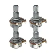 4pcs Guitar Small Potentiometers Tone/Volume Control A250K/A500K/B250K/B500K