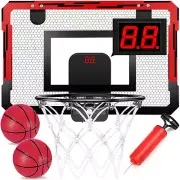 Basketball Hoop Indoor, Mini Basketball Hoop for Kid,Over the Door Basketball Ho