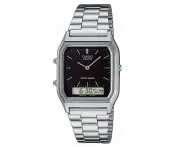 Casio Classic Unisex Analogue and Digital Silver AQ230A-1DS / AQ-230A-1DMQ