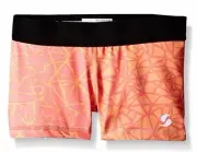 Soffe Girls' Big Dri Short, Strawberry/Cracked Coral, XS