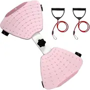 ycezw Fitness Twistboard | Workout Waist Twisting Board with Straps, Fitness Device for Legs and Arms with Non-Slip Stand and Silent Rotation for Adults, Youth, Women and Men
