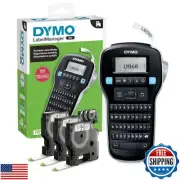 DYMO LabelManager 160 Portable Label Maker Bundle, Easy-to-Use, One-Touch Sma