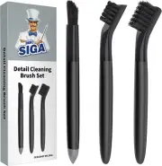 Grout Cleaner Brush Set, Detail Cleaning Brush Set Tiles, Sinks, Drains, Grout B