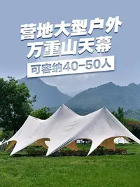 在飛比找Yahoo!奇摩拍賣優惠-萬重山天幕大型基地八爪魚帳篷露營野營野餐營地防曬屋外大涼棚
