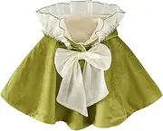 [CUATINTUO] Toddler Baby Girls Christmas Outfits Hooded Poncho Cape Costume Hooded Cloak Kids Little Girl Christmas Dress Up