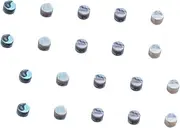 BESTonZON Guitar Fretboard Inlay Dots 20pcs Set Colorful Shell Fingerboard Dots Music Instrument Accessory