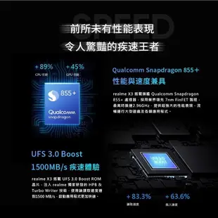 realme X3 (8G/128G) 6.6吋 四鏡頭智慧手機