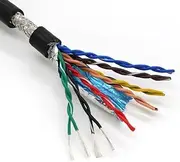 20 22 18 26 24AWG 5 Meters Twisted Pair Shielded Cable 2 4 6 8 10 12 core PVC Pure Copper core Communication Signal Soft Control Cable(5 Meters Price,14 CORES_20 AWG 0.5MM)