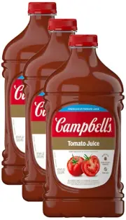 New Campbell’S 100% Tomato Juice, 64 Fl Oz Bottle - Pack of 3