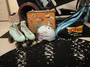 MOXI LOLLY ROLLER SKATE NUTCASE HELMET BUNDLE!
