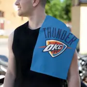 OKC Thunder Rally Towel Playoffs Fan Favorite Finals Blue Basketball