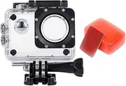 VVHOOY Waterproof Case Housing with Float Sponge for AKASO EK5000 EK7000 4K/APEMAN/NEXGADGET/Victure/SJ4000 Underwater Sport Action Camera