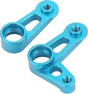 RC Steering Arm Kit Aluminum Alloy Flexible Durable Steering Servo Horn Arm for XV01 FF03 1/10 RC Car Blue 2PCS
