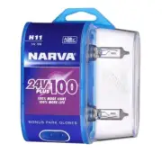 Narva 48740BL2 24V H11 55W Plus 100 Long Life Headlight Globes (Blister pack ...