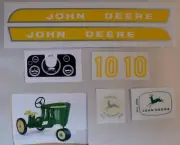 10 Series DECAL SET for John Deere Toy Pedal Tractor 3010-4010 Computer Cut JP10