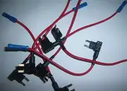 (5) ATM Mini Fuse Tap to Add on an Electronic Device Dual Circuit Adapter Auto