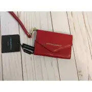 Cynthia Crowley Leather Wallet-Red