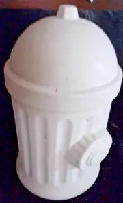 Latex fire hydrant mold plaster concrete casting mould 8.5"H x 4.75"W