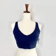 Athleta Solace Bra Navy L Large A-C NWT New
