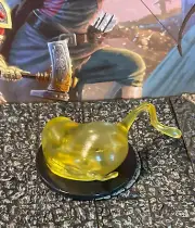 Ochre Jelly D&D Miniature Dungeons Dragons Deep large 28 ooze slime yellow