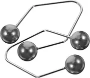1 Pair Dimple Trainer Smile Beauty Exerciser Forming Mouth Exerciser Neck Toning Exerciser Facial Smile Maker Trainer Exercise Lips Trainer Jaw Trainer Face Alloy Exercise Device