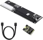 NFHK PCI-E 3.0 M.2 M-Key to Oculink SFF-8612 SFF-8611 Host Adapter for GPD Win Max2 External Graphics Card & SSD