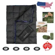 Ultimate Packable Down Backpacking Blanket - Lightweight & Warm for All Seasons