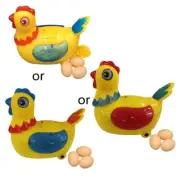 Chicken Animal Toy for Doll Laying Egg Electric Crazy Plastic Sound Music Chicke