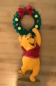 Winnie The Pooh Christmas Doorknob Hanger