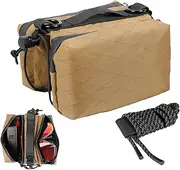 Frame Bag - Top Tube Storage, Waterproof Cycling Pouch | Triangle Saddle Bag, Tube Organizer, Road & Gear Holder, Easy Install, and Lightweight Design