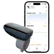 Vibeat WearO2 Pulse Oximeter Bluetooth Blood Oxygen Heart Rate Meter