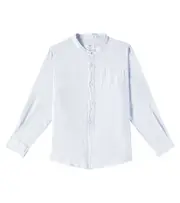 [Il Gufo] Il Gufo Linen shirt Y 6 blue