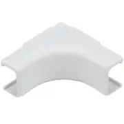 TSR1W-33-1 Internal Corner Cover, 3/4", 1" Bend Radius, PVC, White (Pack of 10)