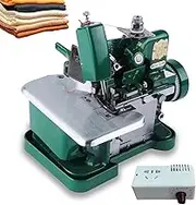 Industrial Overlock Sewing Machine, 3000 Stitches Per Minute Heavy Duty Sewing Machine, Comes With Speed Regulator And Powerful Motor, Fixed Presser Foot, For Leather And Fabric(Green)