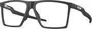[Oakley] OX8052 Eyeglasses Bundle: OX 8052 FUTURITY 805201 Satin Black and Medium Black leash Accessory kit, Satin Black