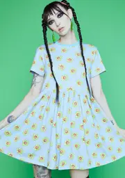 [Dolls Kill x Rick And Morty] Show Me The Morty Babydoll Dress