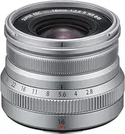 Fujifilm XF16 mm F2.8 R Weather Resistant Lens, Silver