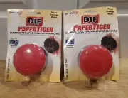 2 Packages of Zinsser DIF PaperTiger Scoring Tools for Wallpaper Removal - NEW!