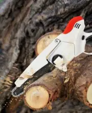 6" Home Chainsaw Cordless Electric Chain Saw Portable Wood Cutter Pruning Tool