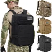 Military Tactical Backpack 45L Large Army Molle Bag Rucksack 3 Day Assault Pack