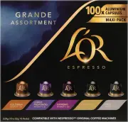 L’OR Espresso Grande Assortment Pack 100 Aluminium Capsules FREE DELIVERY