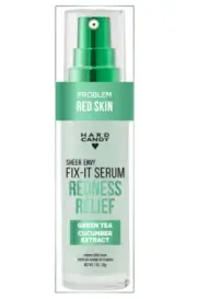 Hard Candy FIX-IT SERUM ~ Redness Relief ~ Green Tea + Cucumber Extract 1.0 oz