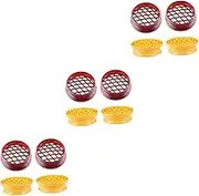 3sets Pineapple Bun Cake Press Molds Baking Tool for Muffins Gelatin Fondant and More Ergonomic Design for Easy Use and Elegant Finishing 4pcs*3