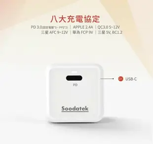 Soodatek USB-C PD30W GaN 氮化鎵快速充電套裝