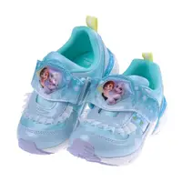 在飛比找momo購物網優惠-【布布童鞋】Moonstar日本冰雪奇緣雪花水藍電燈機能運動
