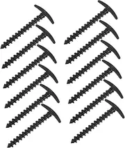 VALICLUD 10pcs Plastic Tent Stakes: Lightweight Ground Pegs for Camping Rv Awning - Portable Tent Fixing Nails for Various Terrains