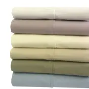 King 4PC 100% Cotton Soothing and Super Soft Deep Pocket Percale Sheets Set